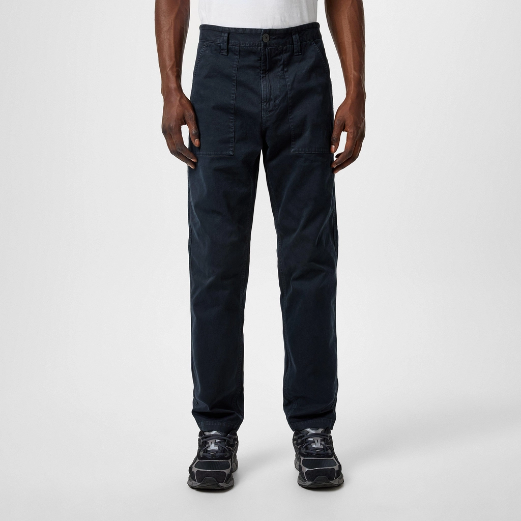 Stone Island Badge Cargo Trousers - Navy V0120